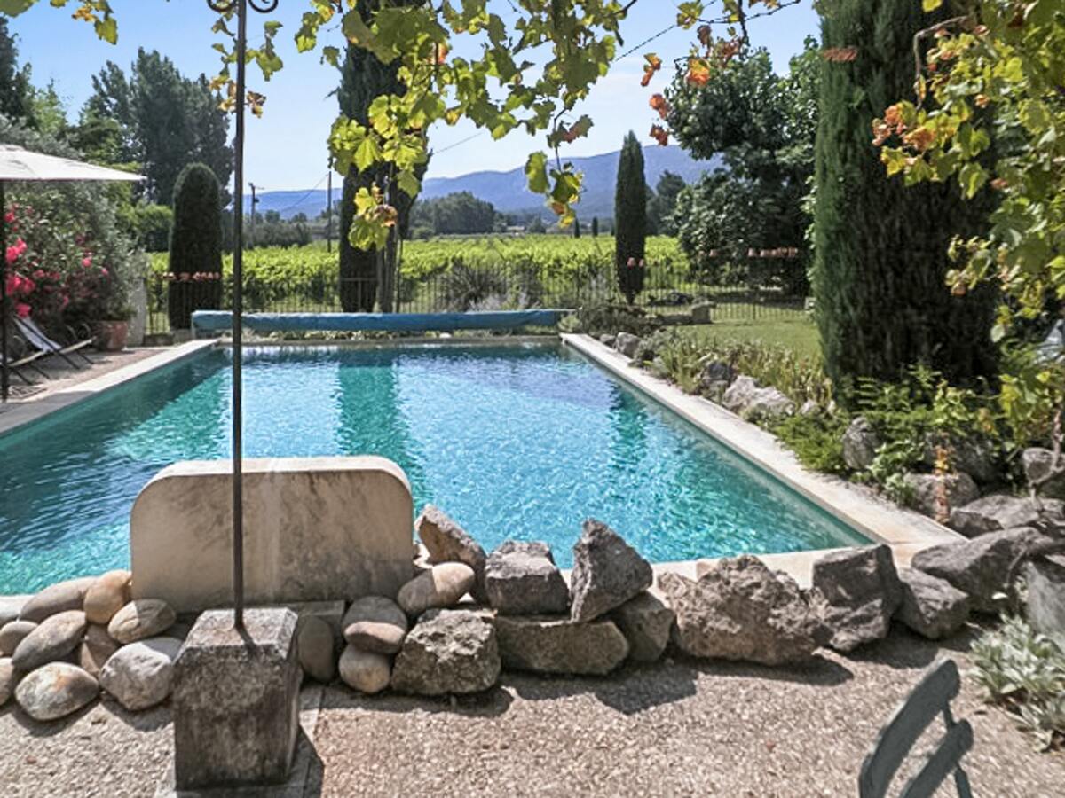 Maison avec piscine partagée et vue montagne à Oppède - Photo 15