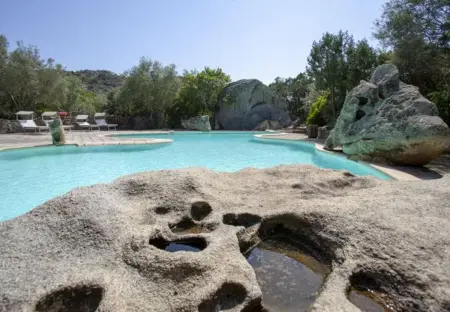 Maison avec piscine partagée et jardin à Porto Rotondo, 6 pers. : photo 9