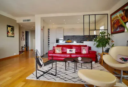 Appartement chic à Cannes, avec terrasse et cheminée, 83 m² - Photo 5