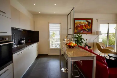 Appartement chic à Cannes, avec terrasse et cheminée, 83 m² - Photo 12
