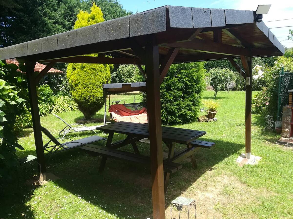 Chalet 4 pers. avec cheminée et terrasse à Oreña - Photo 9