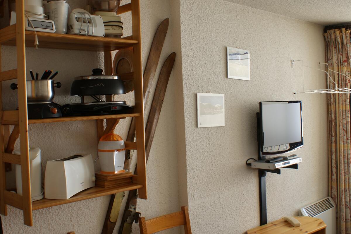 Studio 30 m² avec balcon et vue montagne à Montgenèvre - Photo 7