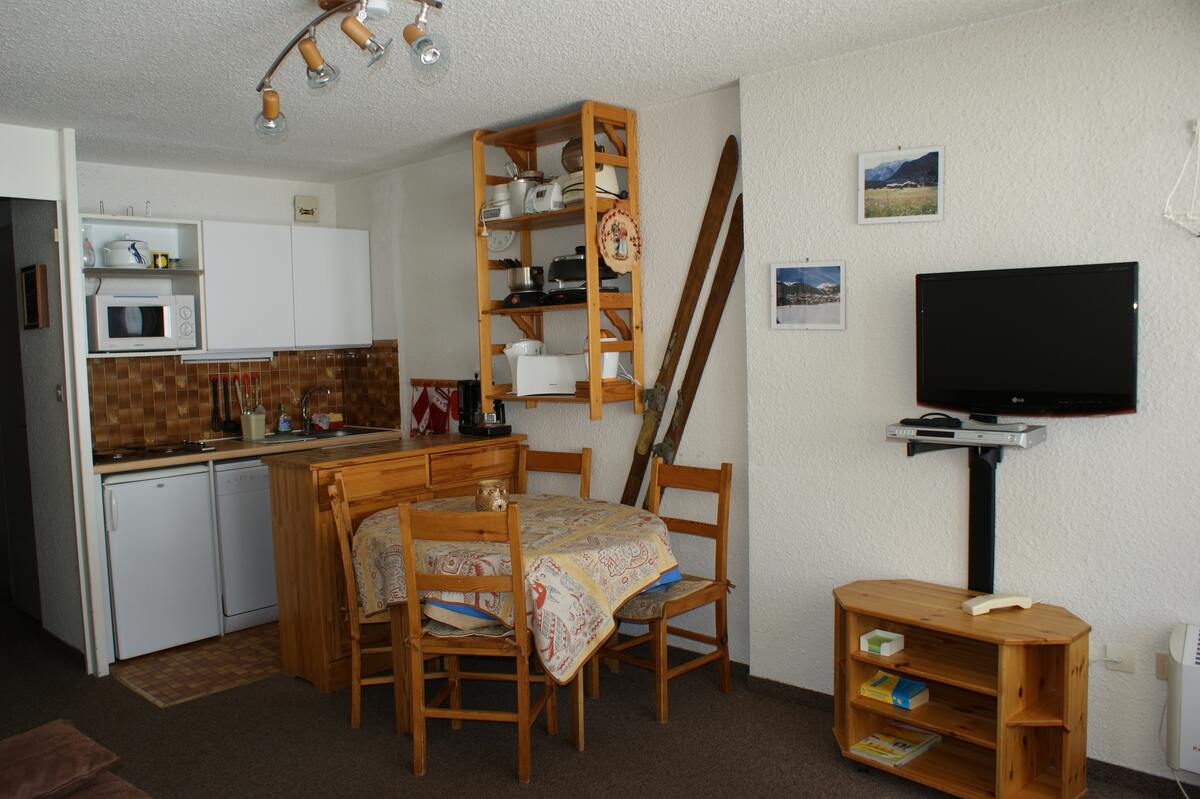 Studio 30 m² avec balcon et vue montagne à Montgenèvre - Photo 8