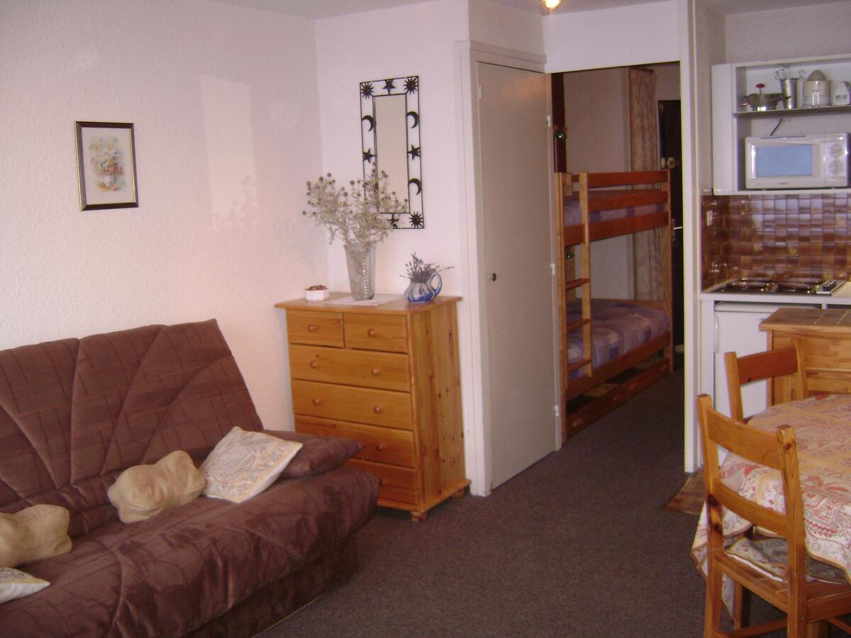 Studio 30 m² avec balcon et vue montagne à Montgenèvre - Photo 11