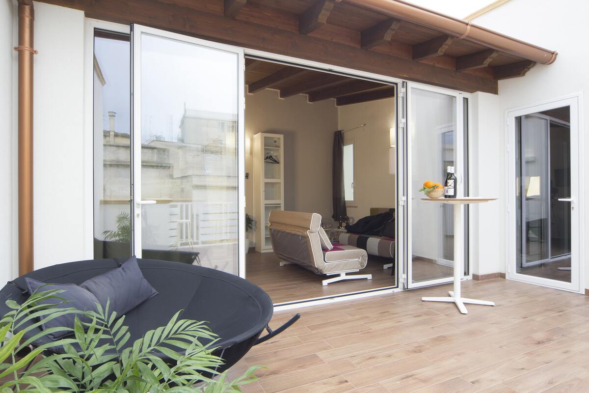 Appartement 4 pers. à Marsala, balcon avec vue ville - Photo 1