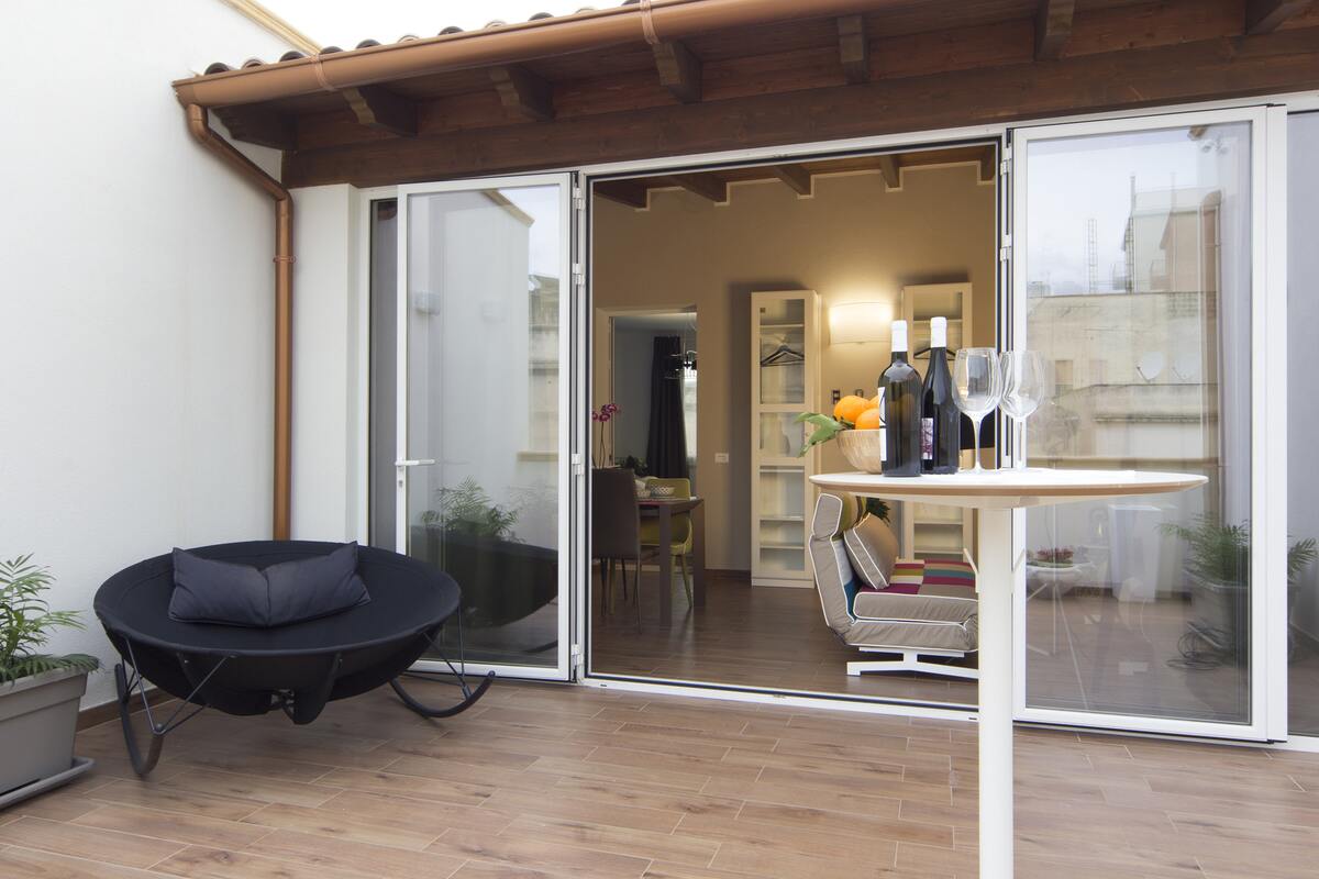 Appartement 4 pers. à Marsala, balcon avec vue ville - Photo 7