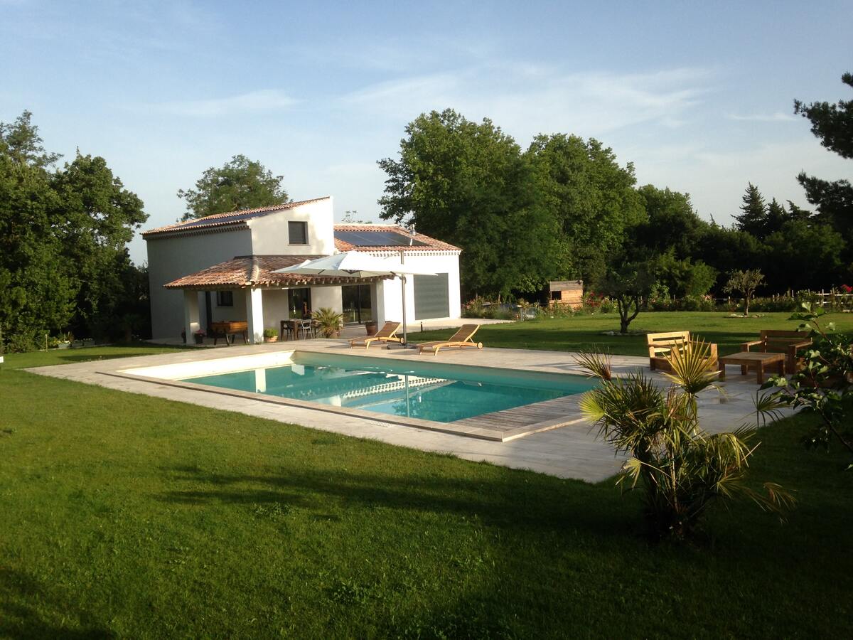 Villa 10 pers., piscine privée et terrain de pétanque - Photo 1