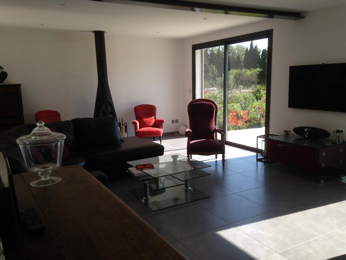 Villa 10 pers., piscine privée et terrain de pétanque - Photo 7