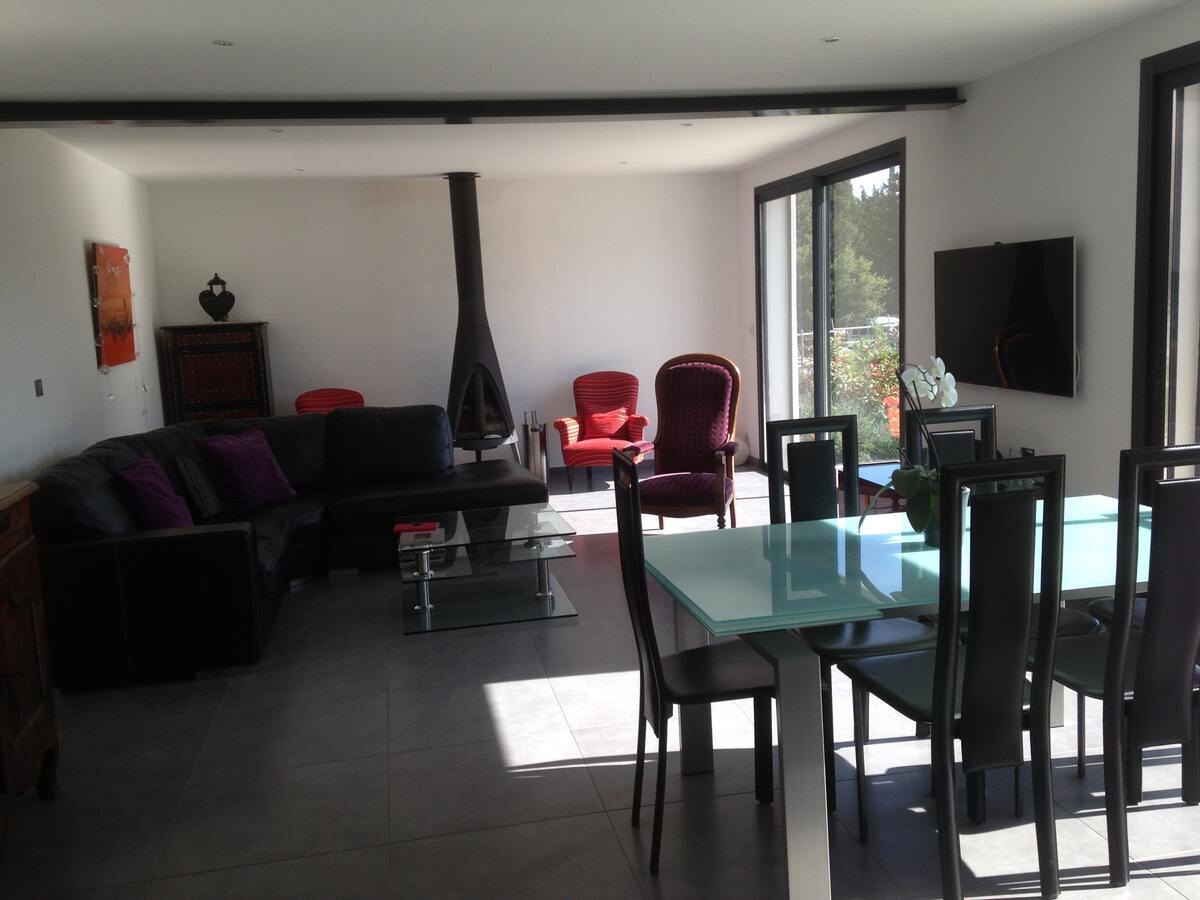 Villa 10 pers., piscine privée et terrain de pétanque - Photo 13