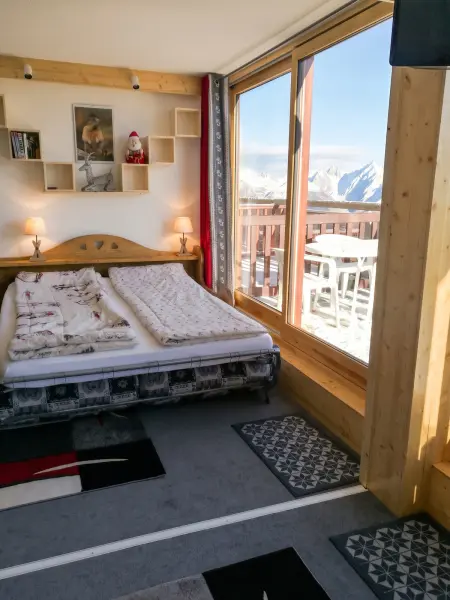 Appartement 28 m² vue montagne au pied des pistes, La Plagne : photo 12