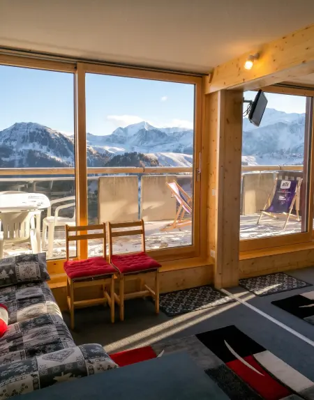 Appartement 28 m² vue montagne au pied des pistes, La Plagne : photo 16