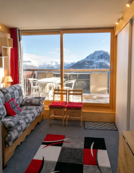 Appartement 28 m² vue montagne au pied des pistes, La Plagne : photo 19