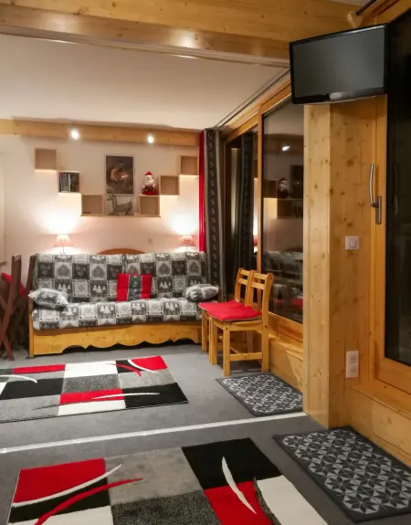 Appartement 28 m² vue montagne au pied des pistes, La Plagne : photo 20