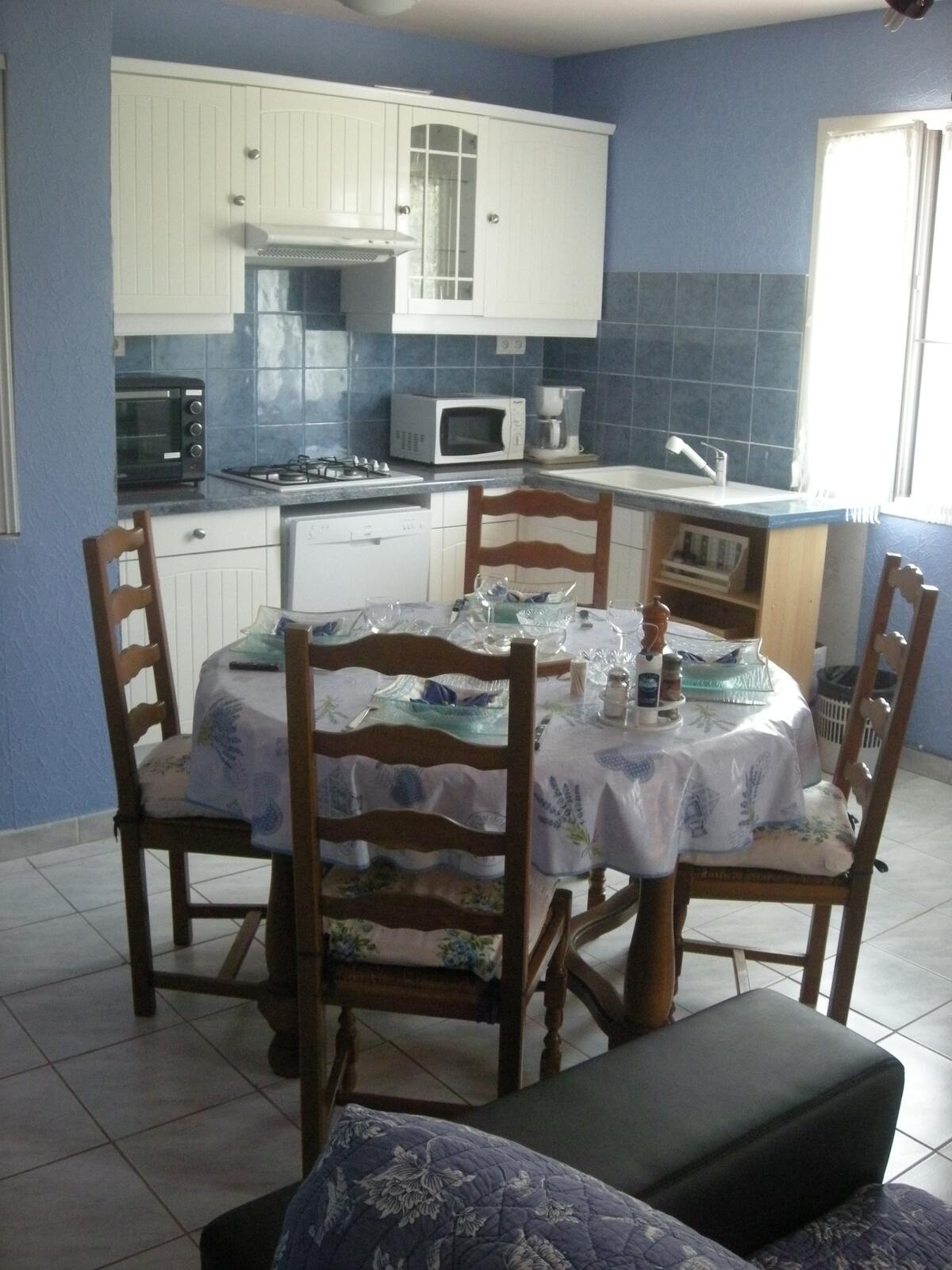Appartement 4 pers. piscine & jardin à Roquefort-la-Bédoule - Photo 7