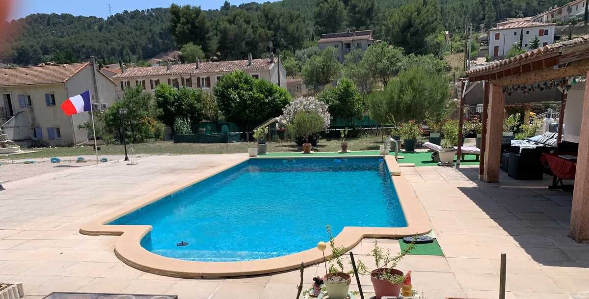 Appartement 4 pers. piscine & jardin à Roquefort-la-Bédoule - Photo 37