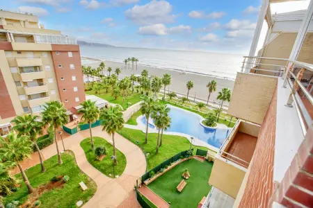 Location appartement à Roquetas de Mar, Appartement moderne à Roquetas de Mar avec vue sur la mer