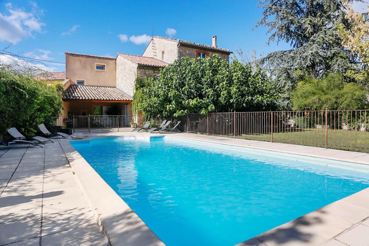 Villa 10 pers. à Caromb : piscine et jardin 1500 m² - Photo 2