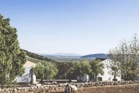 Maison de charme à Estepa, piscine partagée et vue montagne : photo 13