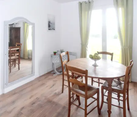 Maison avec jardin clôturé et vue mer à Portbail : photo 12