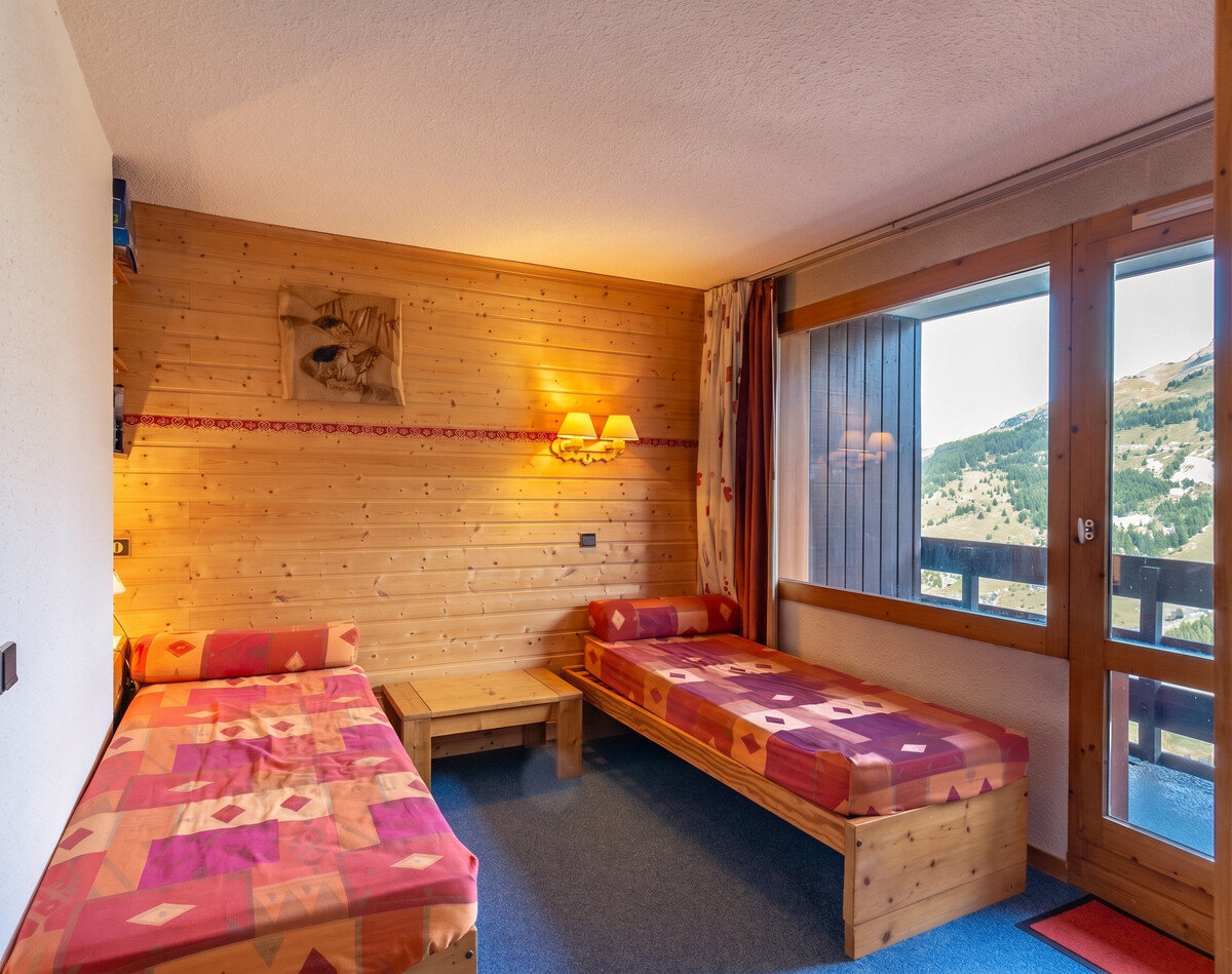 Studio 27 m² à Méribel Mottaret, vue montagne et balcon - Photo 3