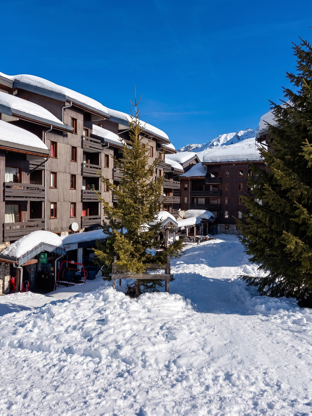Studio 27 m² à Méribel Mottaret, vue montagne et balcon - Photo 13