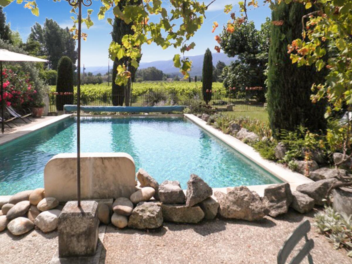 Appartement avec piscine partagée et vue montagne à Oppède, 4 pers. - Photo 2