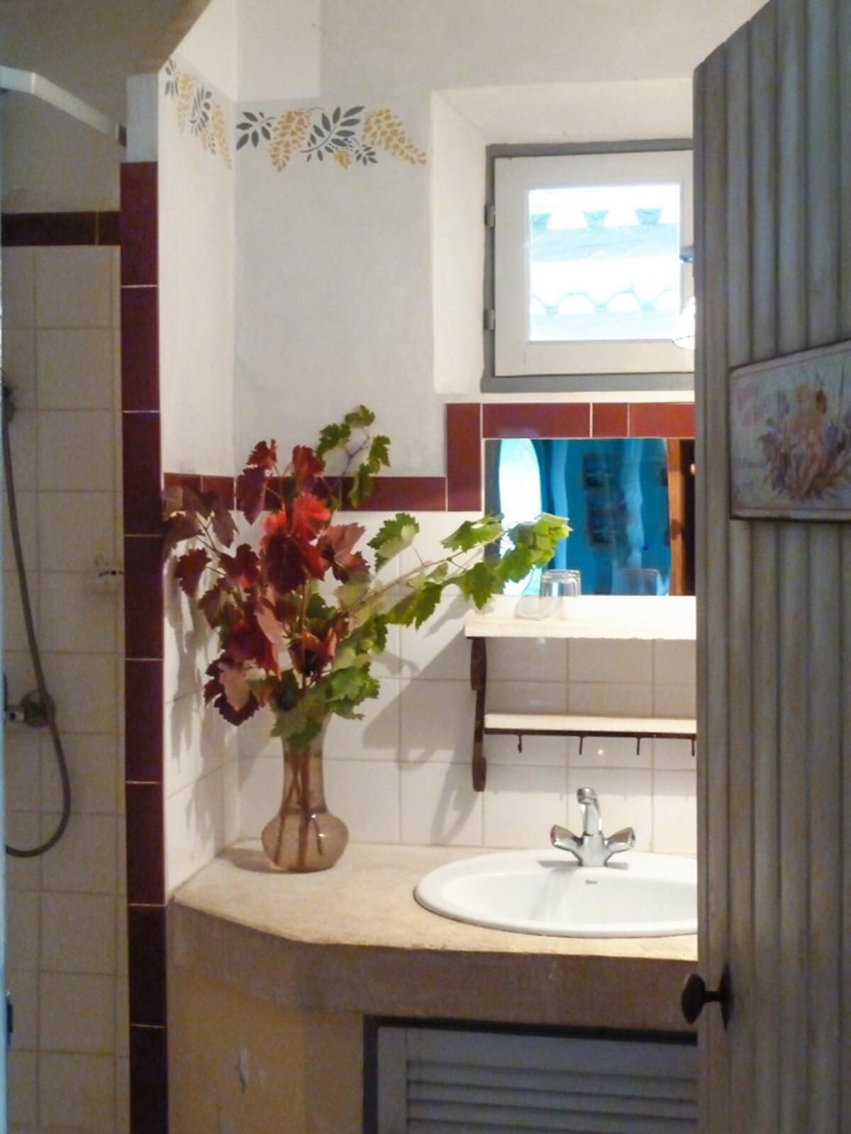 Appartement avec piscine partagée et vue montagne à Oppède, 4 pers. - Photo 17