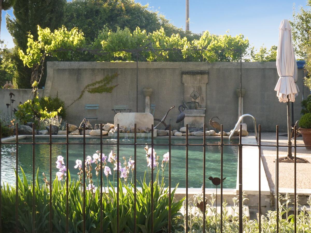 Appartement avec piscine partagée et vue montagne à Oppède, 4 pers. - Photo 23