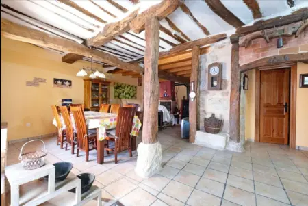 Maison de campagne à Llano de Bureba, cheminée et vue montagne, 13 pers. : photo 3