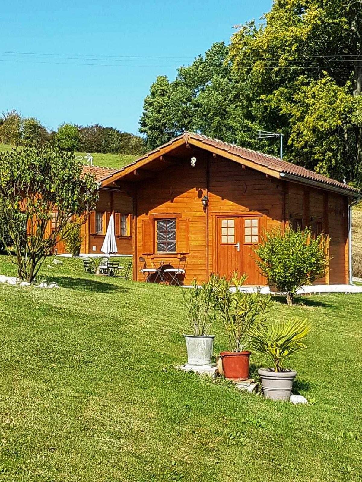 Chalet 6 pers. à Dausse, piscine partagée et jardin - Photo 1
