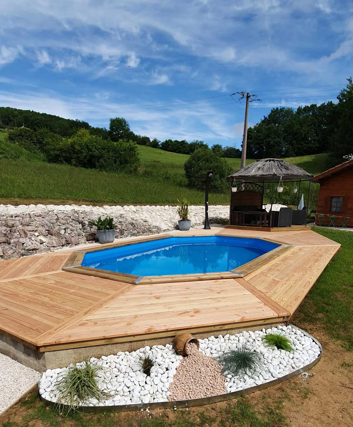 Chalet 6 pers. à Dausse, piscine partagée et jardin - Photo 2