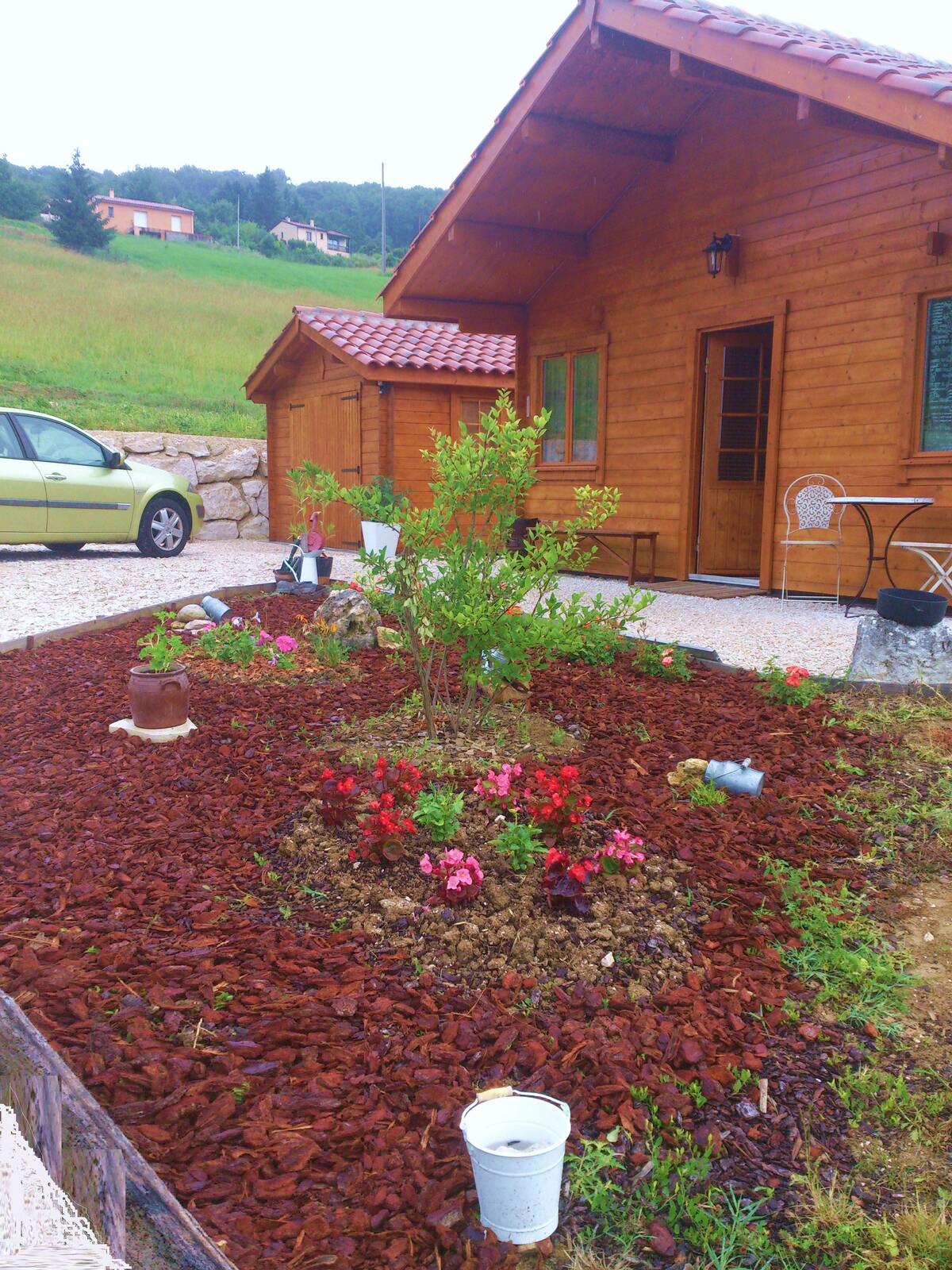 Chalet 6 pers. à Dausse, piscine partagée et jardin - Photo 3