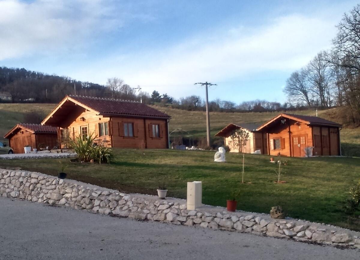 Chalet 6 pers. à Dausse, piscine partagée et jardin - Photo 15