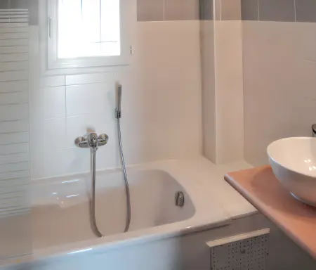 Maison avec jacuzzi, vue montagne et jardin à Sartène : photo 11
