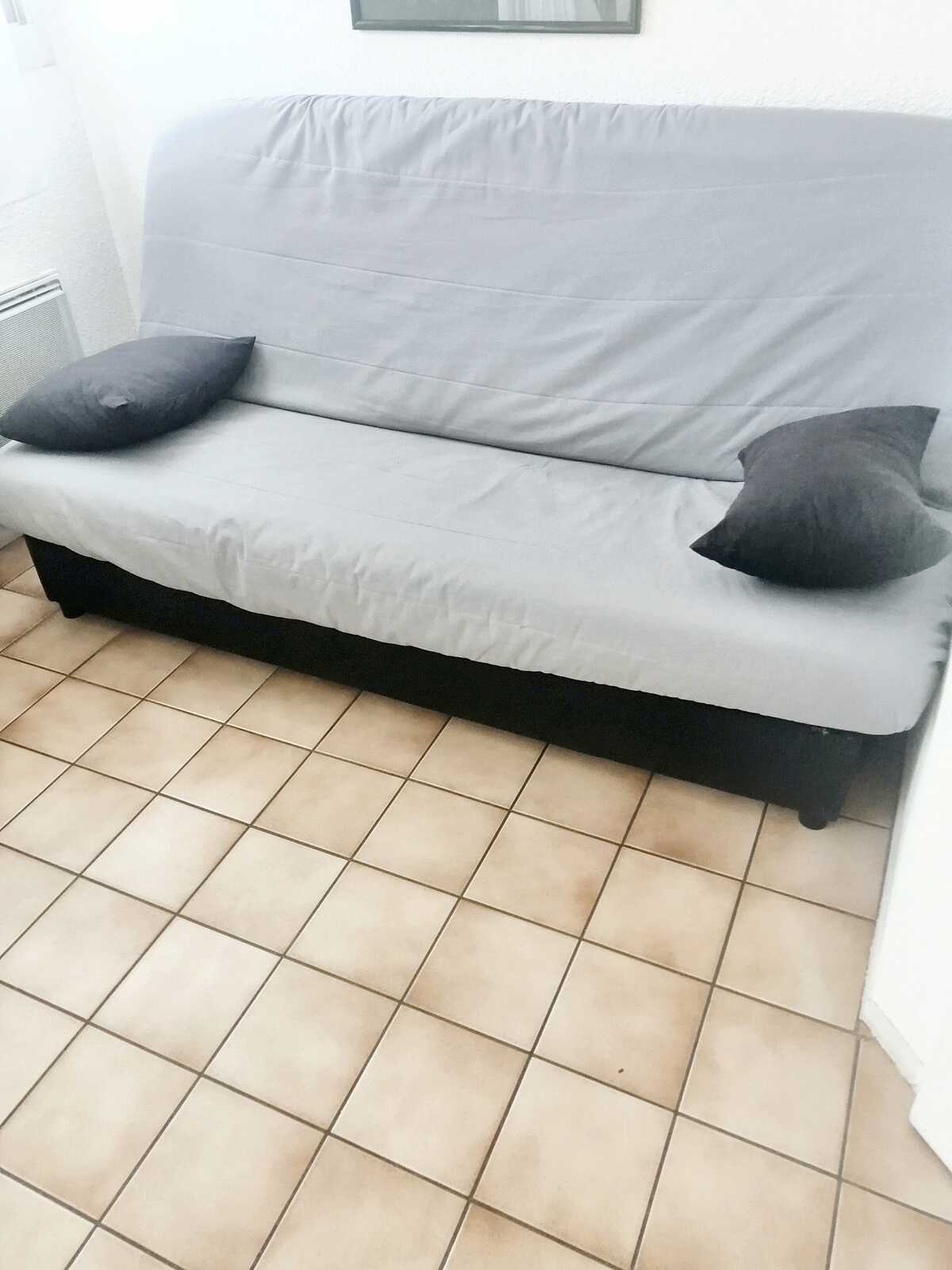 Appartement 24 m² Cabourg, piscine estivale et espace détente - Photo 13