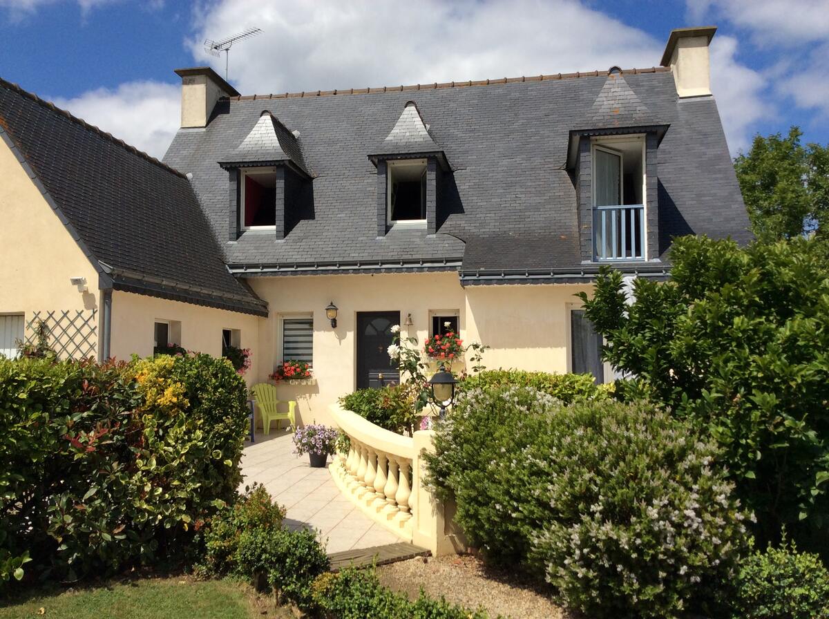 Maison 8 personnes à Trégomeur, jardin avec balançoire - Photo 1