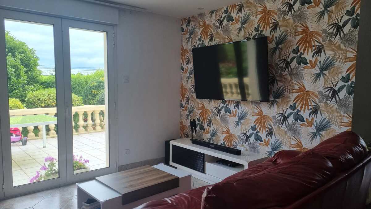 Maison 8 personnes à Trégomeur, jardin avec balançoire - Photo 5
