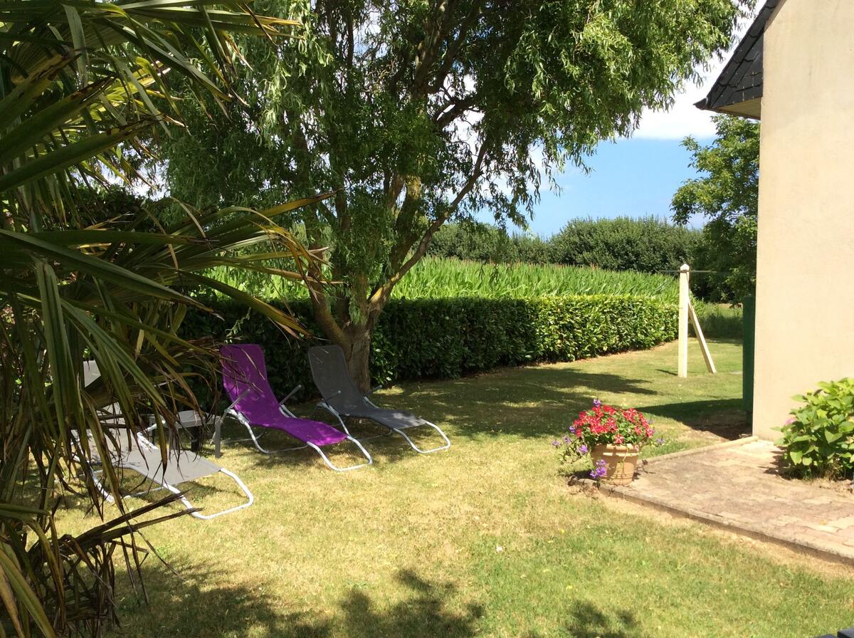 Maison 8 personnes à Trégomeur, jardin avec balançoire - Photo 13