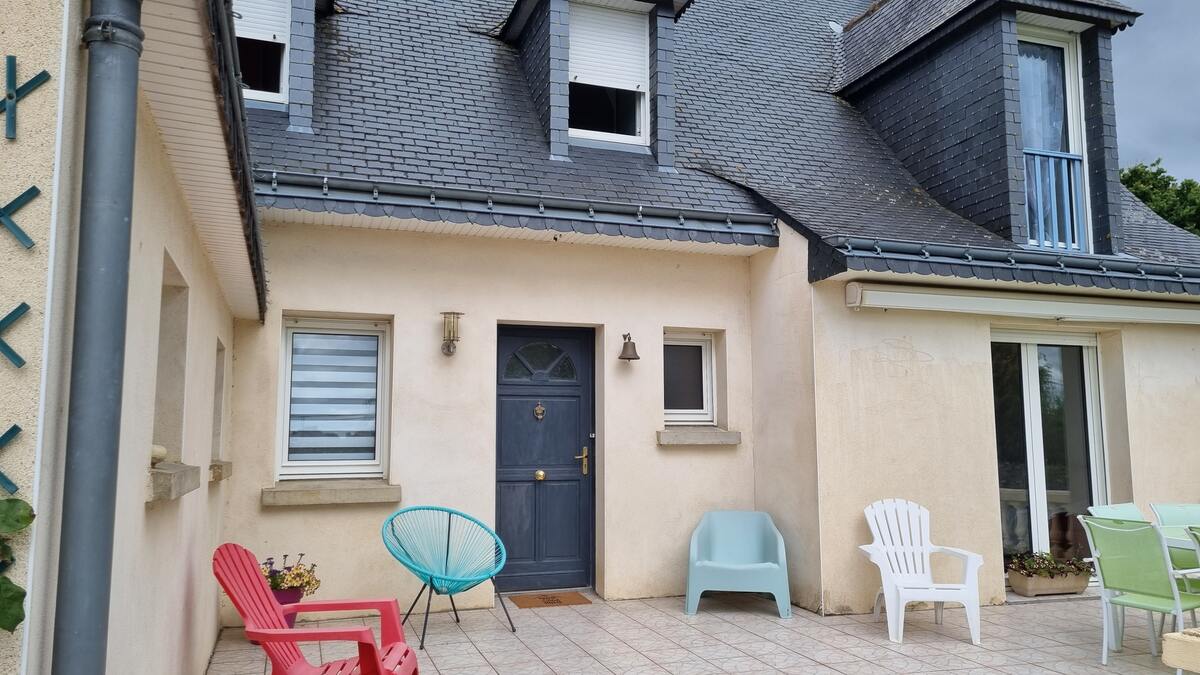 Maison 8 personnes à Trégomeur, jardin avec balançoire - Photo 24