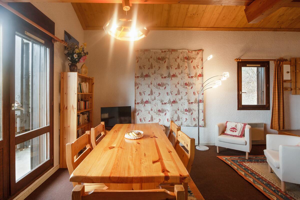 Appartement 8 personnes à Megève, balcon 19 m² - Photo 5