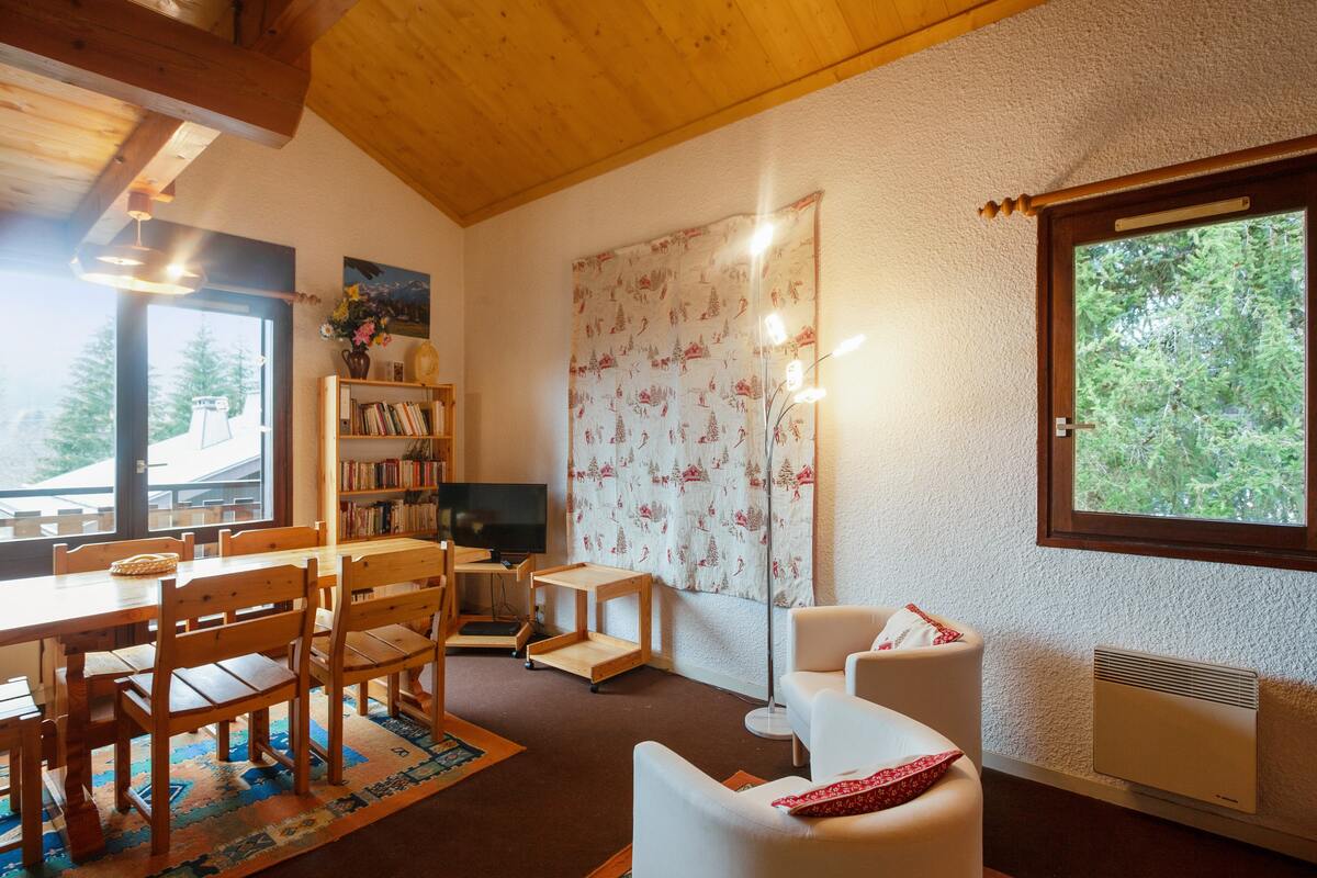 Appartement 8 personnes à Megève, balcon 19 m² - Photo 8