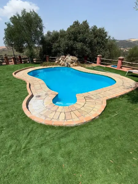 Villa avec piscine privée et jardin clos à Puerto Serrano : photo 3