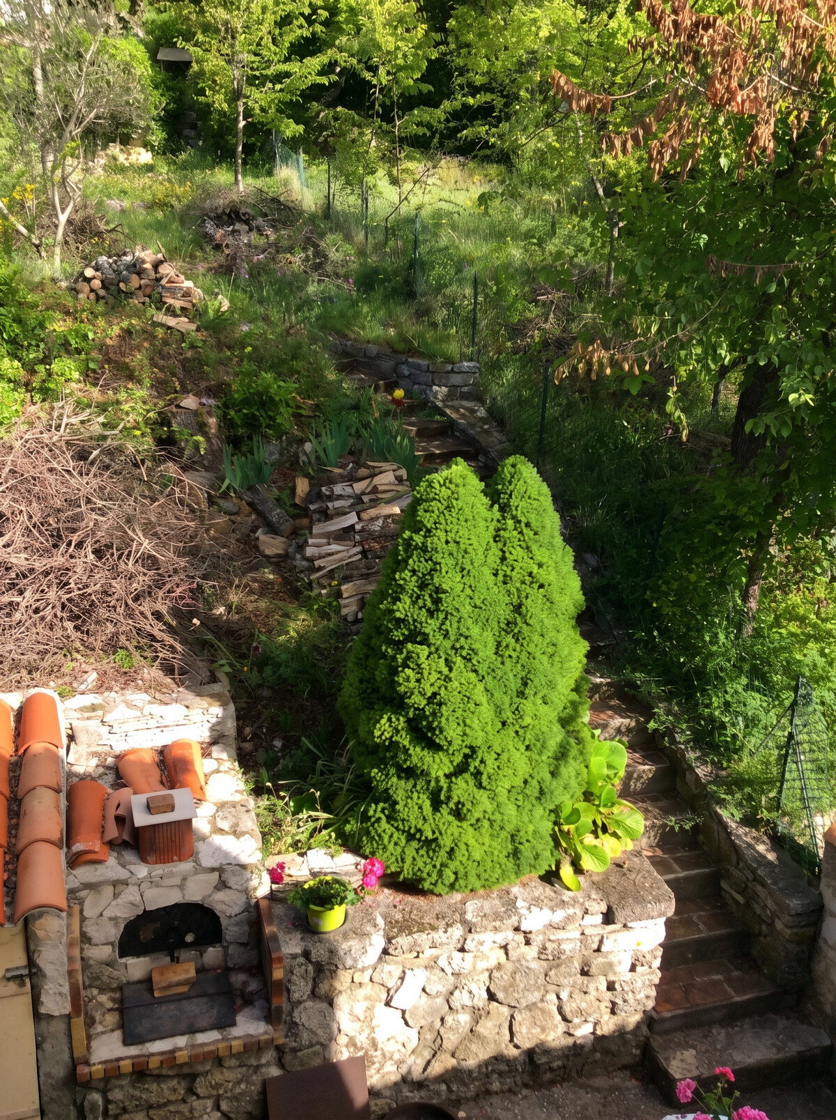 Maison 4 pers. avec jardin clôturé et vue montagne à Vachères - Photo 12