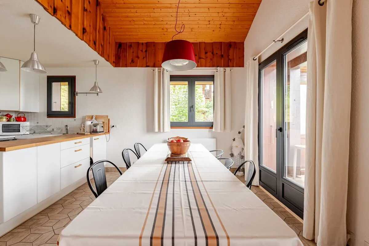 Chalet 6 pers. avec cheminée et vue montagne à Peisey-Nancroix - Photo 4