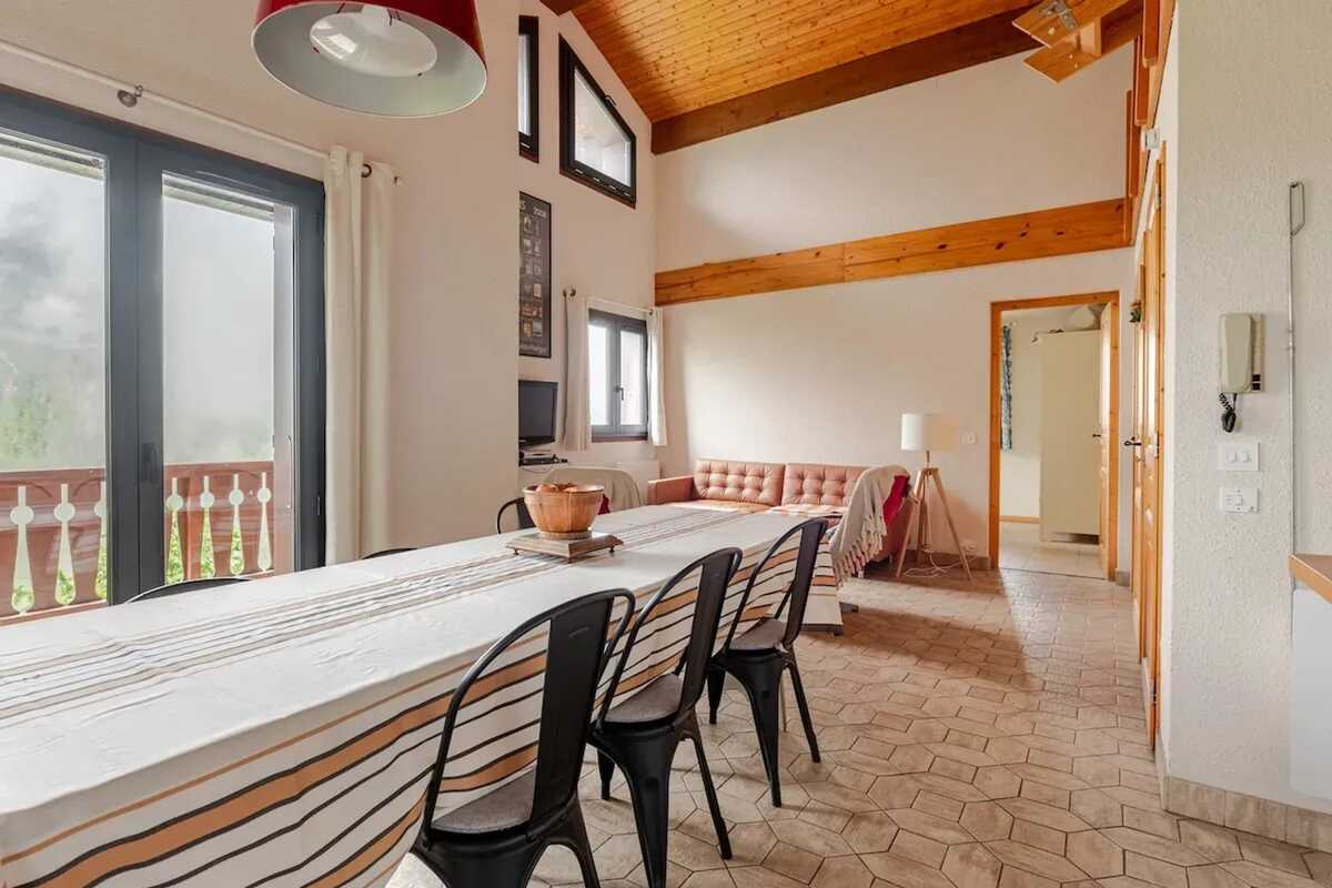 Chalet 6 pers. avec cheminée et vue montagne à Peisey-Nancroix - Photo 6
