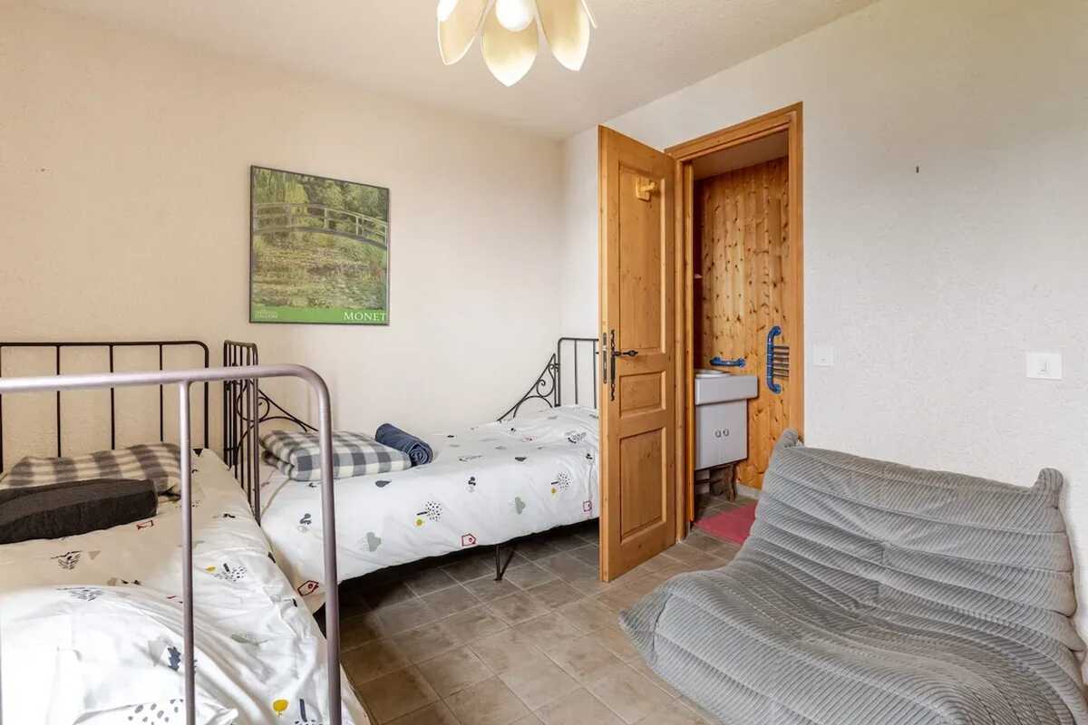 Chalet 6 pers. avec cheminée et vue montagne à Peisey-Nancroix - Photo 21