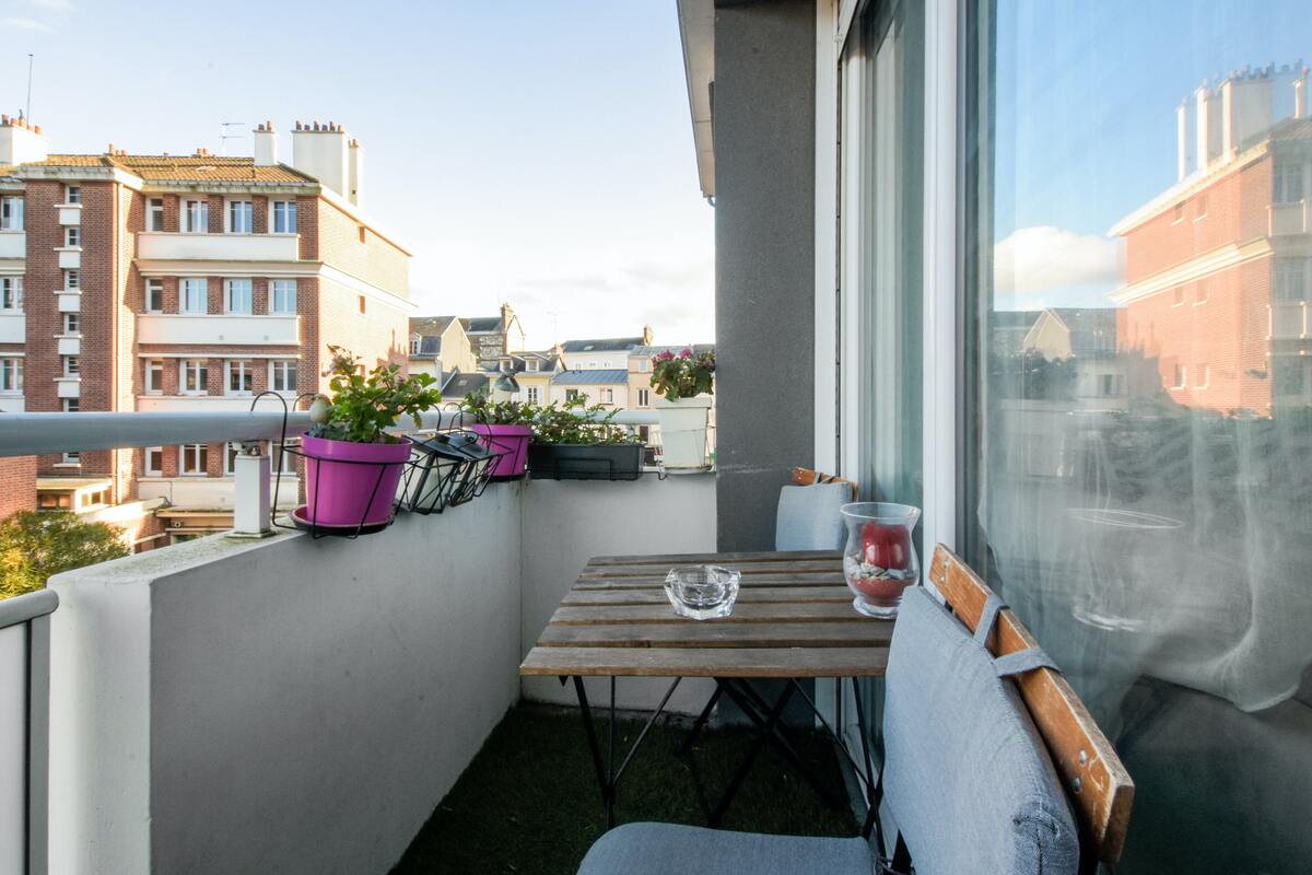 Appartement 40 m² avec balcon vue ville, Rouen - Photo 1