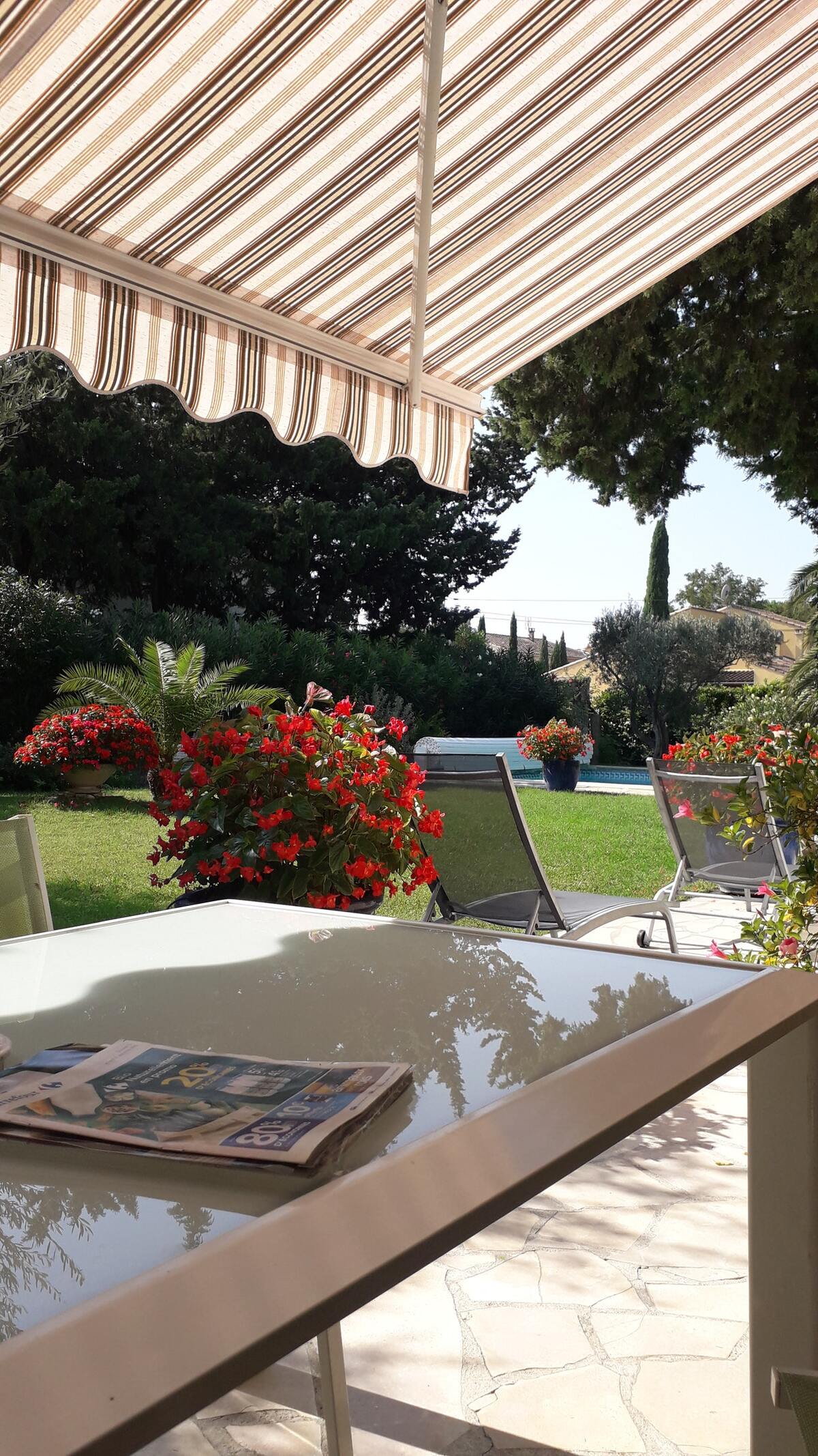Maison avec piscine privée chauffée à Orange, jardin et 3 chambres - Photo 34