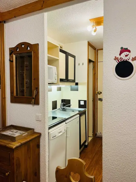 Studio 24 m² vue montagne aux pieds des pistes à Mâcot-la-Plagne : photo 4