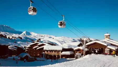 Studio 24 m² vue montagne aux pieds des pistes à Mâcot-la-Plagne : photo 14